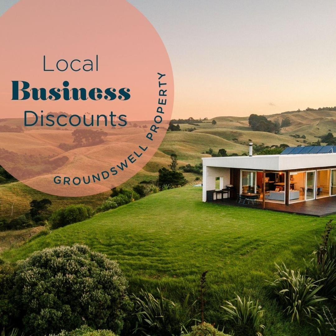 Villa The Fantails Hideaway Raglan Esterno foto